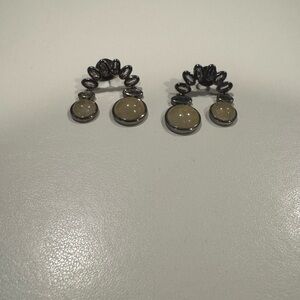 Elegant Black and Gray Women's Earrings